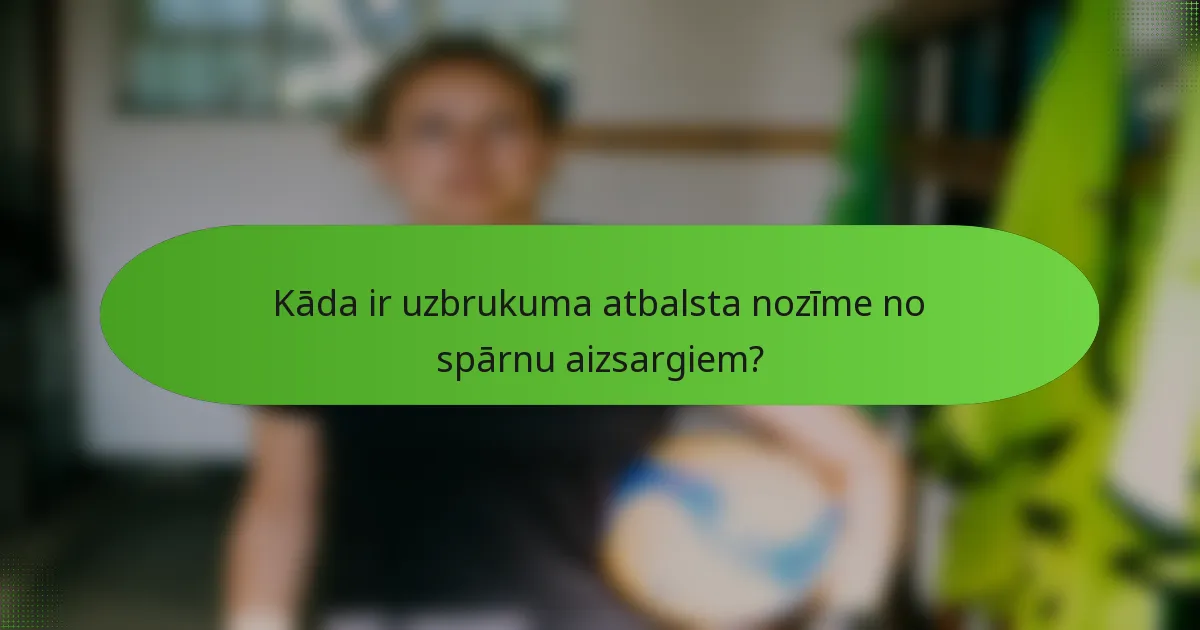 Kāda ir uzbrukuma atbalsta nozīme no spārnu aizsargiem?